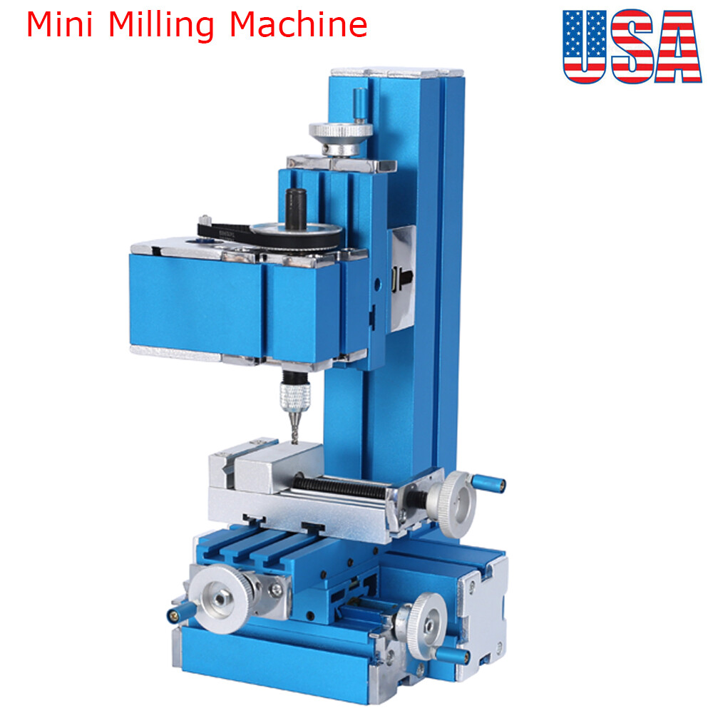 100~240V Mini Milling Machine DIY Woodworking Metal Aluminum Processing Tool New
