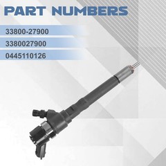 33800-27900 Diesel Fuel Injector, Compatible with Santa Fe Click Verna Lavita…