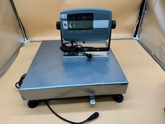 100 lb x 0.02 Scale Ohaus D50WQL Defender 5000 Stainless Steel Base Display T51P