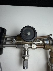 College Lab Made gas chamber laser project