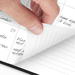 AT-A-GLANCE 2026 Planner, Weekly & Monthly, 8.5″ x 11″, Large, Black, Black