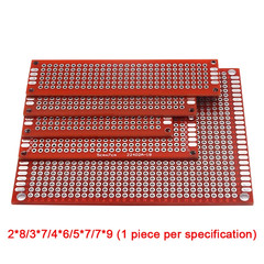 5Pcs/Lot 6 Color 2X8/3X7/4X6/5X7/7X9Cm Double Side Prototype DIY Universal Print