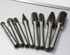 8pcs Double Cut Carbide Rotary Burr Set With Aluminum Case 1/4″ Shank