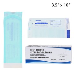 Self Seal Sterilization Pouches – Autoclave Sterilizer Bags 3.5×10 Tattoo