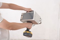 Handheld Dot Peen Marking Machine VIN Code Chassis Number Metal Printer 150*40MM