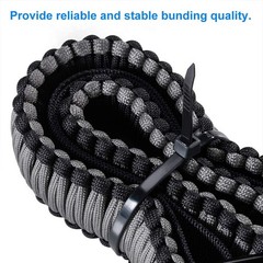 Zip Ties 8 inch Black Zip Ties with 50 Pounds Tensile Strength,Cable Ties,100…