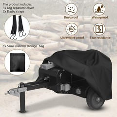 MUTUSHI Log Splitter Cover Heavy-duty 600D Oxford Fabric Waterproof and Dustp…