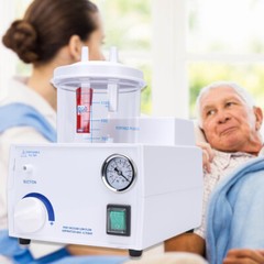 Medical Vacuum Phlegm Portable Quiet Suction Unit Emergency Aspirator Machine!