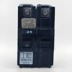 FPE Federal Pacific NA225 25 Amp 2 Pole NA225 2PNA25 Stab Lok Breaker Thick NA
