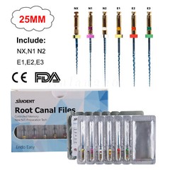 dental Rotary Files X-Pro Gold Taper NITI Endodontic Files N1 N2 NX E1 E2 E3