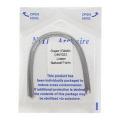 100PCS Dental Orthodontic Niti Arch Wire Natural Form Rectangular Upper Lower