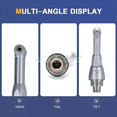 Dental 16:1 Reduction Contra Angle Head for Endodontic Motor Handpiece Push