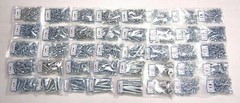 1270 Piece Grade 5 Hex Head Bolts, Nuts, Washers Coarse Thread Assortment Zinc