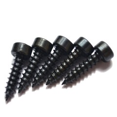M2 M2.6 M3 M3.5 M4 M5 M6 Black Steel Hex Socket Cap Head Self Tapping Screws