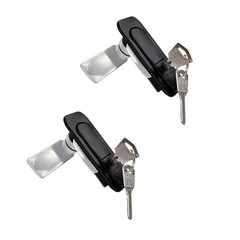 Xnrtop Electric Cabinet Panel Pop Up Lock Push Button Door Cam Lock Black wit…
