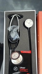 3M Littmann Cardiology IV Stethoscope 6163 27″ Black Tube Free Shipping
