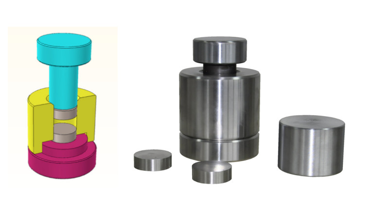 Cyclinder 40mm (1.6inch) Dry Powder Pellet Pressing Die
