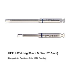 Implant Screwdriver Hex Driver Latch 1.2 1.25 T5 Astra Zimmer Thommen ICX Nobel