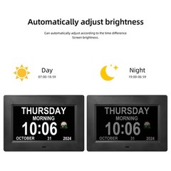 Dementia clock with time,12 sets of alarms paired with 20 usage scenarios ,Di…
