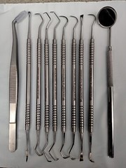 Dental Composite Filling Instruments Composite Carvers Set of 10 Double ended