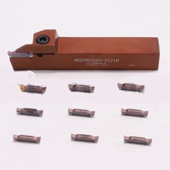 MGEHR2020-3T21 Lathe Cut Off Tool Lathe Parting Tool + MGGN300 Grooving Insert