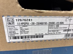 NEW Weg 12676241 Electric Motor; 0.5HP, 208-230/460V, 3PH, 3500 RP