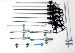 ADDLER LAPAROSCOPIC SURGERY SET LAPAROSCOPY ENDOSCOPY INSTRUMENTS 16PCS