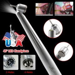NSK Type Dental PANA MAX 45 Degree High Speed LED Handpieces Push Button 2/4H sk