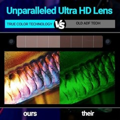 Auto Darkening Welding Lens 2×4.25, Shade 11, True Color, Fits Pancake & Pipelin
