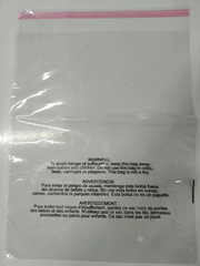 100-1000Pack Suffocation Warning Clear Poly Bags Self Adhesive for Shirt Apparel
