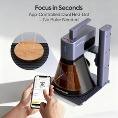 Refurbished LaserPecker LP2Plus Laser Engraver Cutter 4000mm/s Fast Wood Acrylic