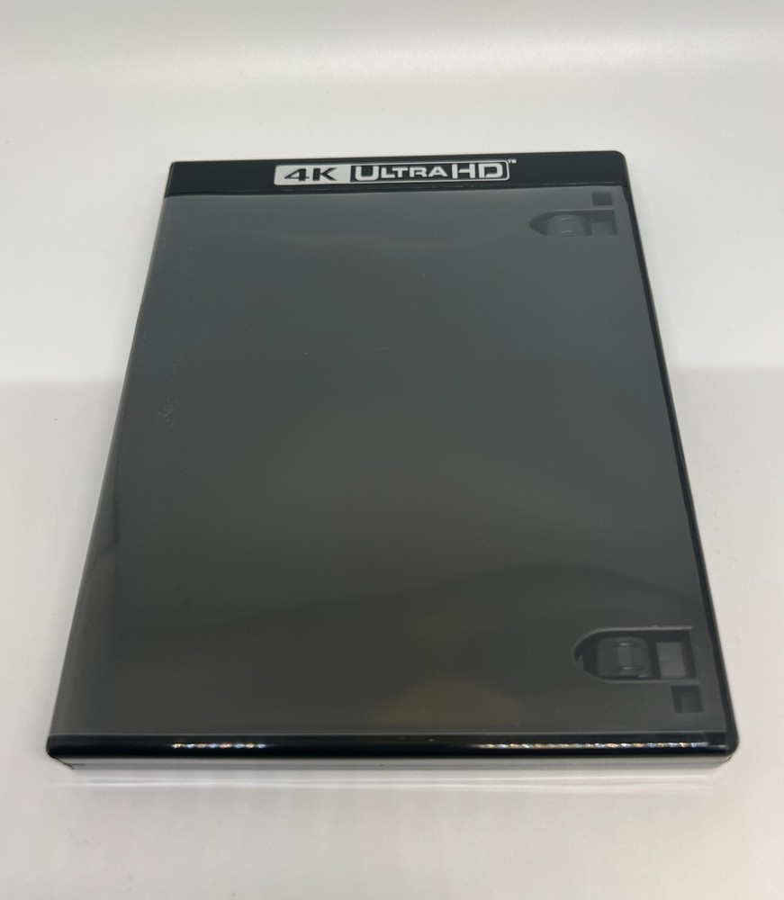NEW! 100 14MM 4K ULTRA HD SINGLE BLURAY CASE, DVD CASE WITH CLIPS, BLACK, QJ100