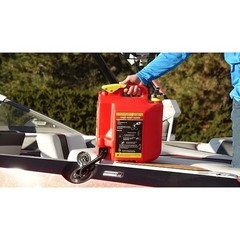 Surecan Sur5sfg2 Gas Can, Hdpe, 5 Gal, Flexible Rotating Nozzle, Self Venting,
