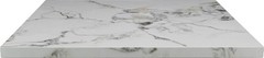 30″x30″ White Calacatta Sintered Stone Restaurant Table Top – Brand New In Box