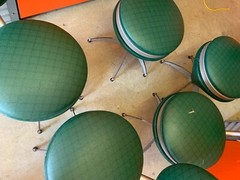 5 post modern cone chairs for restoration Funky 1980s 1990s Vintage Retro