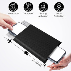 Black Bubble Mailers 4X8″ 200 Pack Waterproof Padded Envelopes Self Seal Bubble