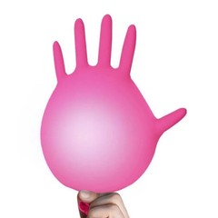 Fuchsia Nitrile Disposable Gloves 20/50/100PCS Pink Latex Free Cleaning