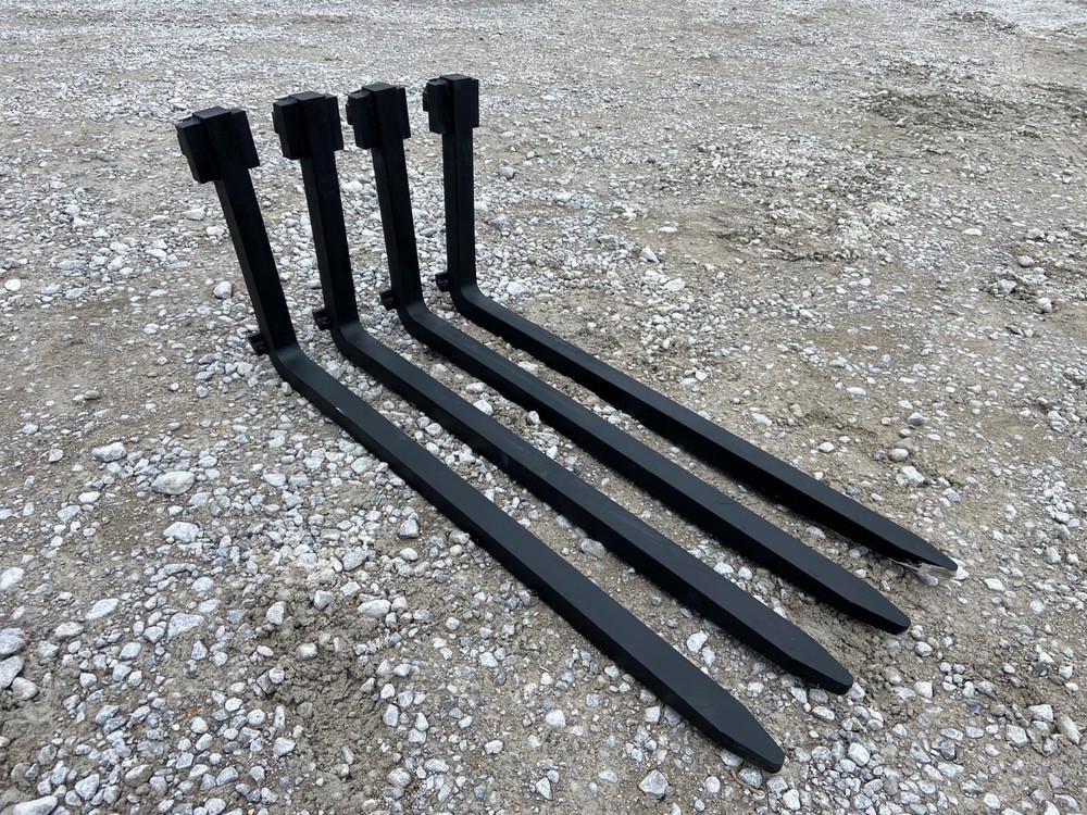 Set of 4 48″ Long Brick Block Masonry Fork Blade, Class II, 2″ x 2″, 3,800 Pound