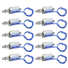 5/10PCS JF-0530B DC12V 300mA 5N/10mm Pull-Push-Type DC Solenoid Electromagnet L