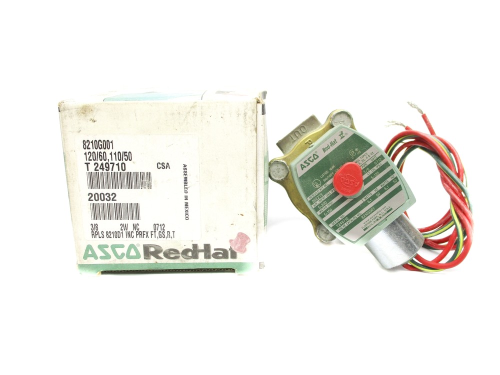 ASCO 8210G001 110/120V 5-200PSI 3/8″ NSMP