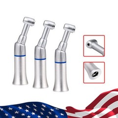 3PCS Dental Slow Low Speed Handpiece Contra Angle Push Button E-type