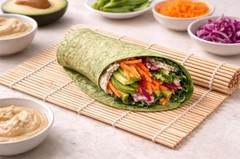 Bamboo Sushi Rolling Mat 9 x 9.375, Natural