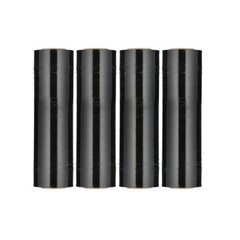 4 Rolls Cast Narrow Banding Stretch Wrap Shrink Film 18″ x 1500′ 47 Gauge Black