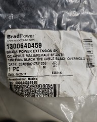 BRAD POWER CC4030K17M120G, DOUBLE-ENDED CORDSET, 1300640459, NIB