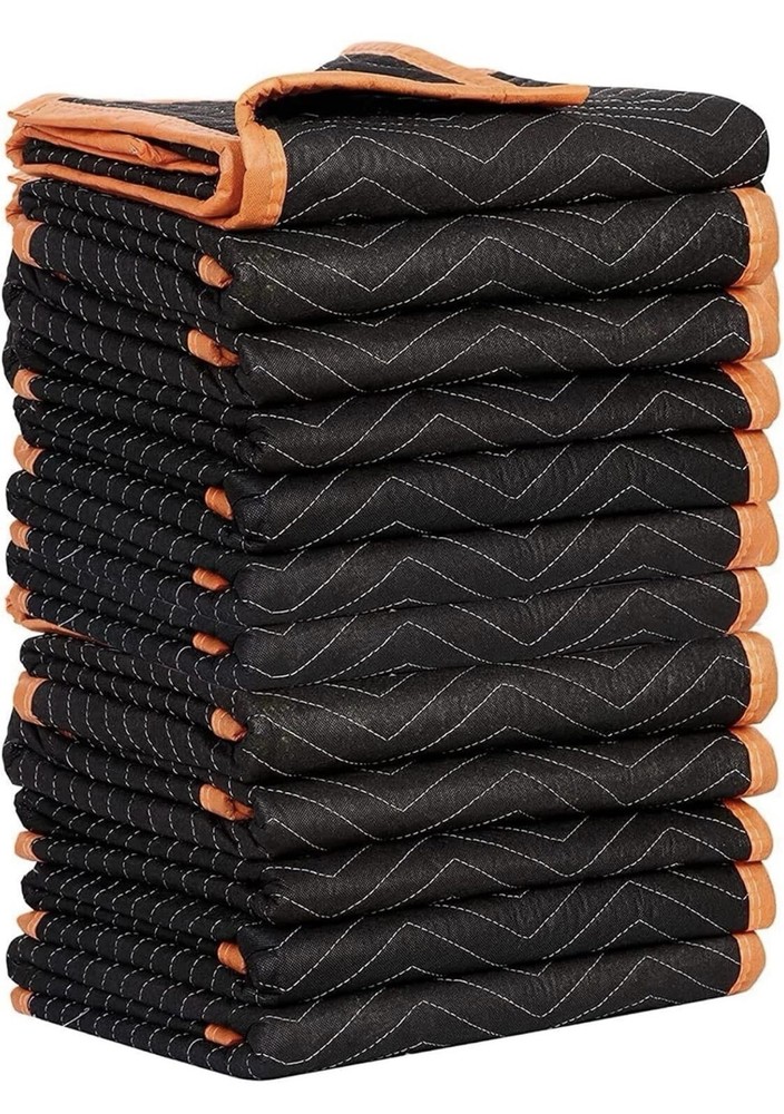 Simpli-Magic Heavy Duty Padded Moving Blankets 72 X 80 12 Pack