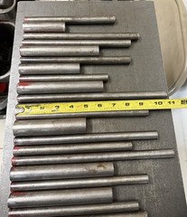4140 Steel Round Bar Stock 22 Pcs – CNC Lathe Machinable – 17.65 lbs