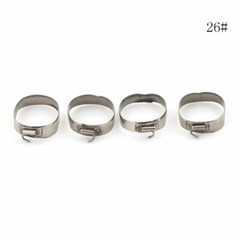 4 Pcs Orthodontic1st Molar Band&Buccal Tube U3/L2 Convertible Roth.022 29#-43+#