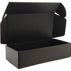 8x6x2 inches Small Shipping Boxes Set of 25 – Black Mailer Corrugated Cardboa…