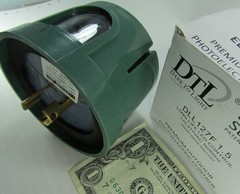 DTL 120/277 VAC 1000 Watt LED Light/Dark Light Photocell Sensor DLL127F-1.5 ANSI
