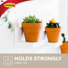 Command Display Ledges: (Slate Gray) [4-pack] HOM23S-2ES